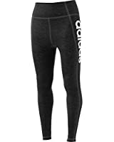 adidas womens Designed 2 Move AEROREADY High-Rise Fitted Full Length Workout Fitness Gym Training Pilates Yoga Pants Leggings, Black/White, Small/Large